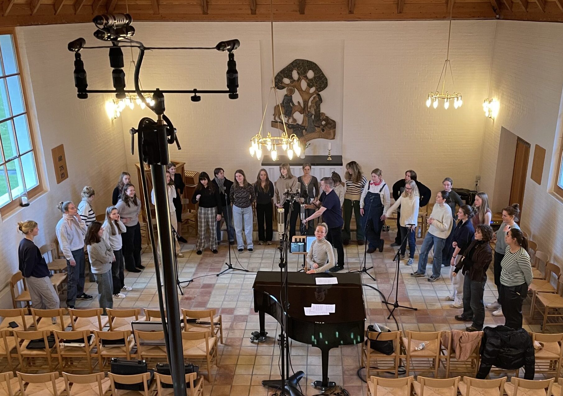 Indspilning i Torpen Kapel | Fredensborg Slotskirkes Pigekor