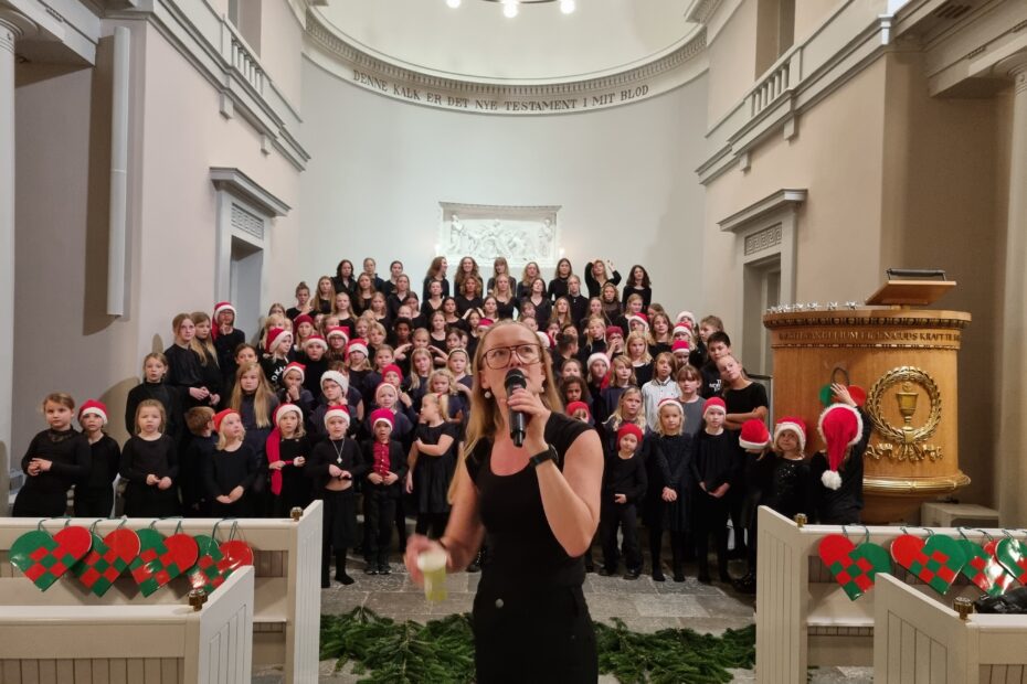 Optagelser til Glade Jul 2021 i Hørsholm Kirke